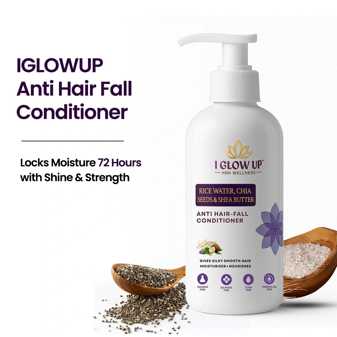 I GLOW UP Anti Hair Fall Conditioner | Best Conditioner for Dry, Frizzy Hair