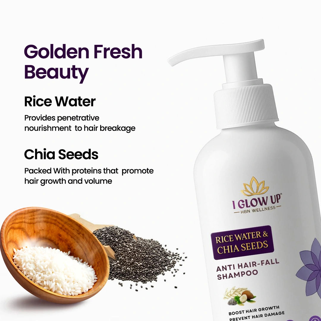 I GLOW UP Anti Hair Fall Shampoo | Sulphate Free Hair Care