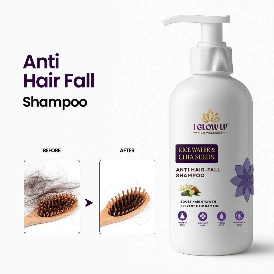 I GLOW UP Anti Hair Fall Shampoo | Sulphate Free Hair Care