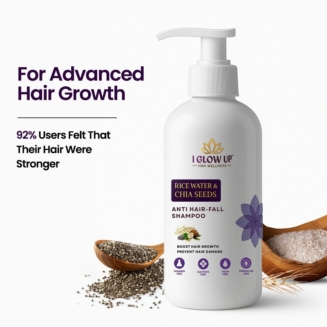 I GLOW UP Anti Hair Fall Shampoo | Sulphate Free Hair Care